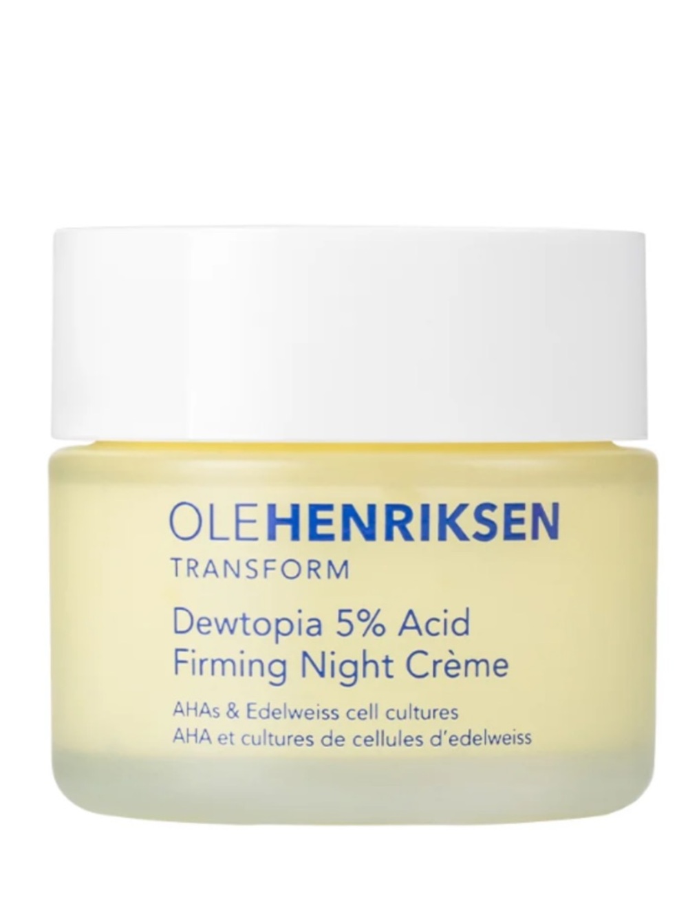 Ole Henriksen Dewtopia 5% Acid Firming Night Crème - Blue Packaging